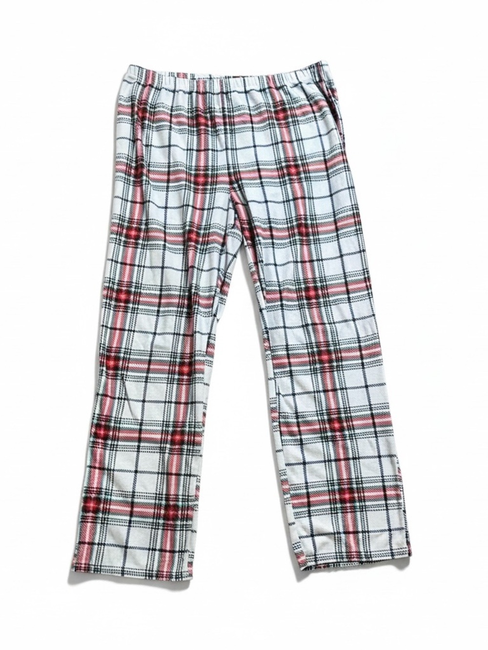 Wondershop Women’s XL Plaid Fleece Pajama Pants Gray Red Cozy